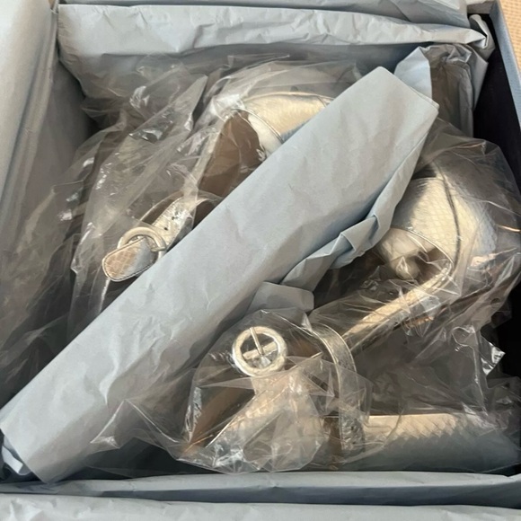 Prada Silver Python plataform size 39 1/2 new in box !!! - Picture 4 of 11